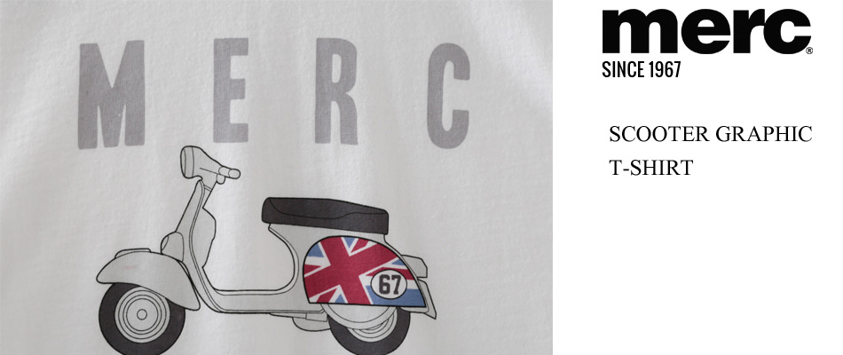 楽天市場 メルクロンドン メンズ Tシャツ Merc London スクーター ベスパ Vespa グラフィック ホワイト モッズファッション ギフト Clozest モッズメンズレディース